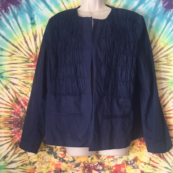 Chico’s Rouched Front Rachel Solid Midnight - Picture 8 of 8